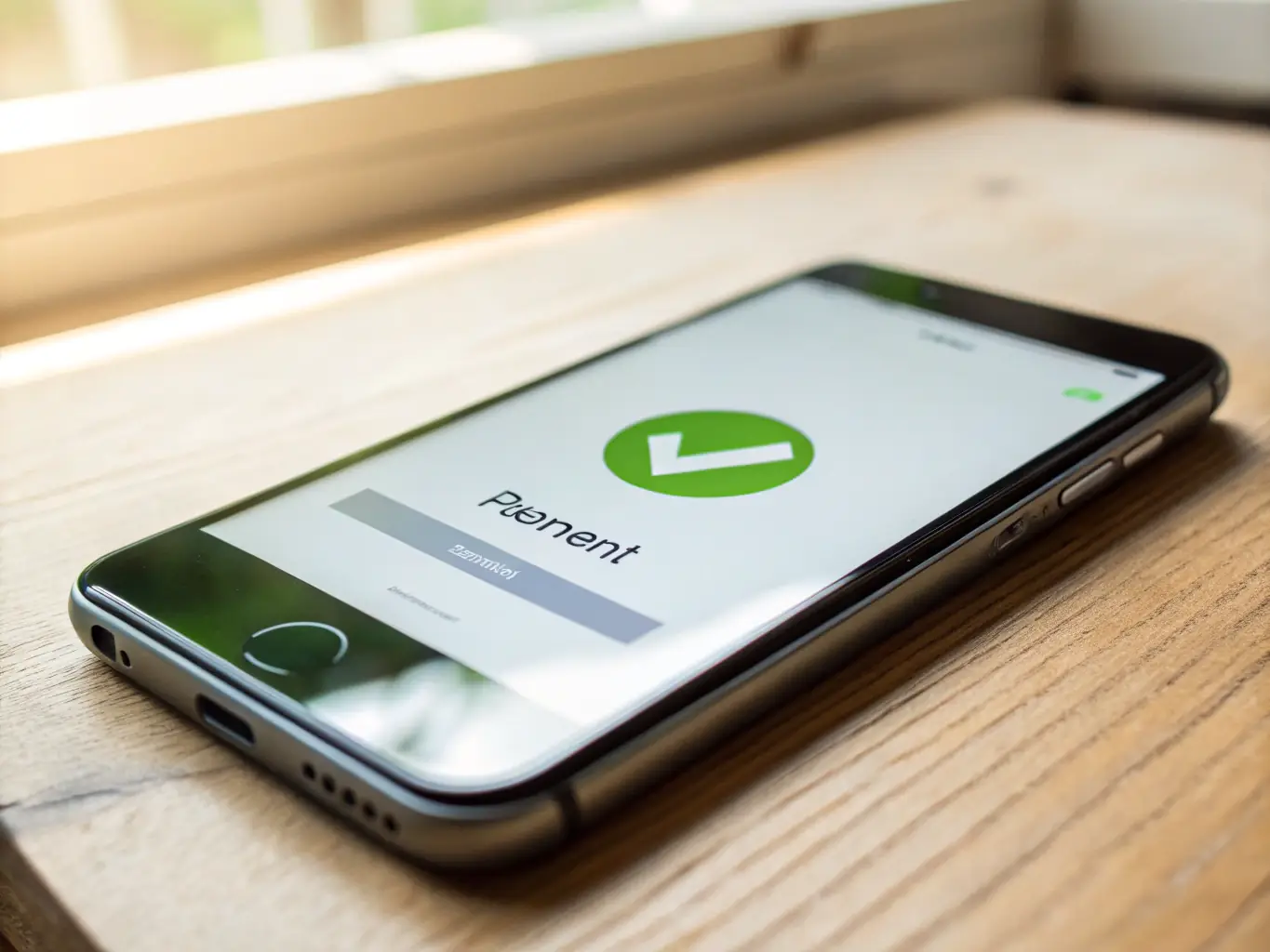 A secure digital lock icon overlaid on a smartphone displaying a successful transaction, emphasizing the security and reliability of Barbp.online's payment platform.